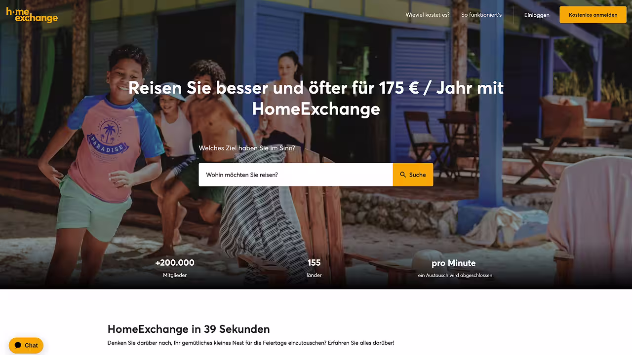 HomeExchange — Shopify Projekt von Greenblut