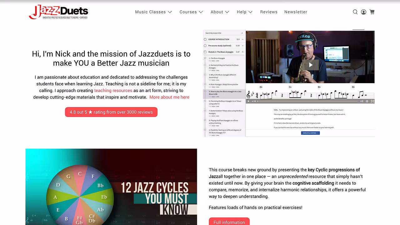 Jazzduets — Shopify Projekt