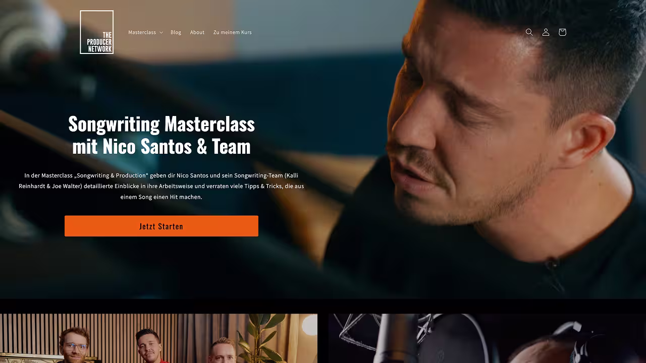 The Producer Network – Shopify Shop by Greenblut