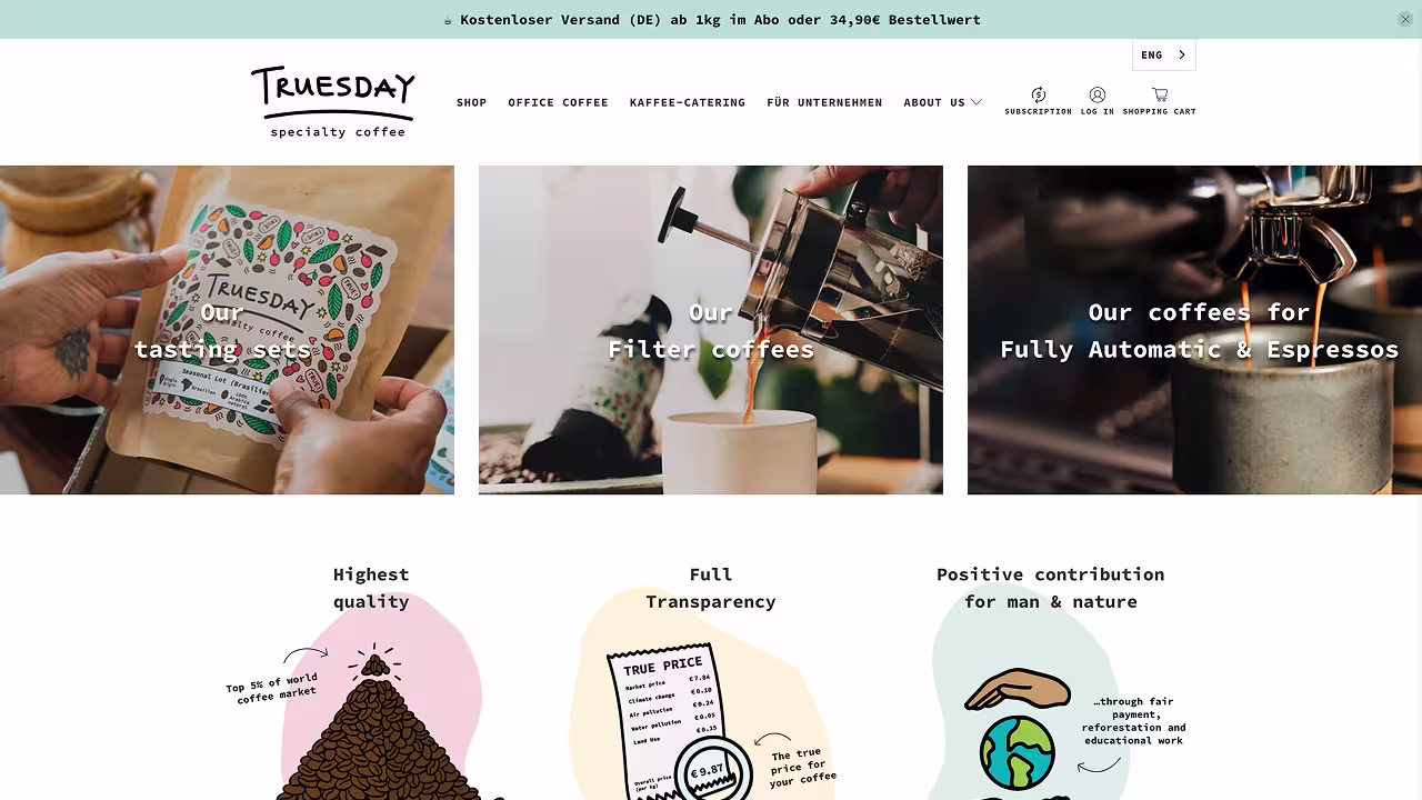 Truesday – Shopify Shop by Greenblut