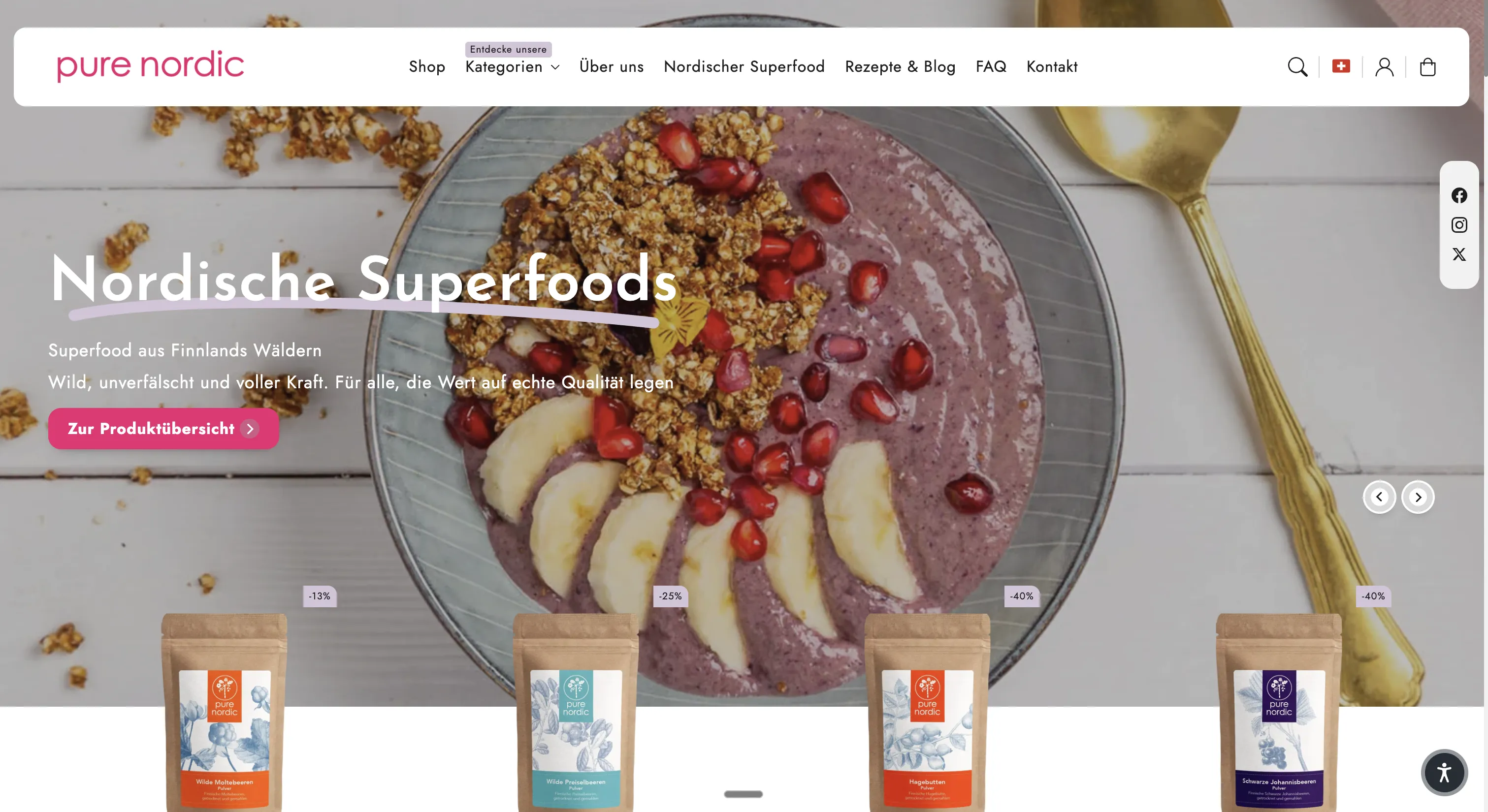 Pure Nordic — Shopify Projekt