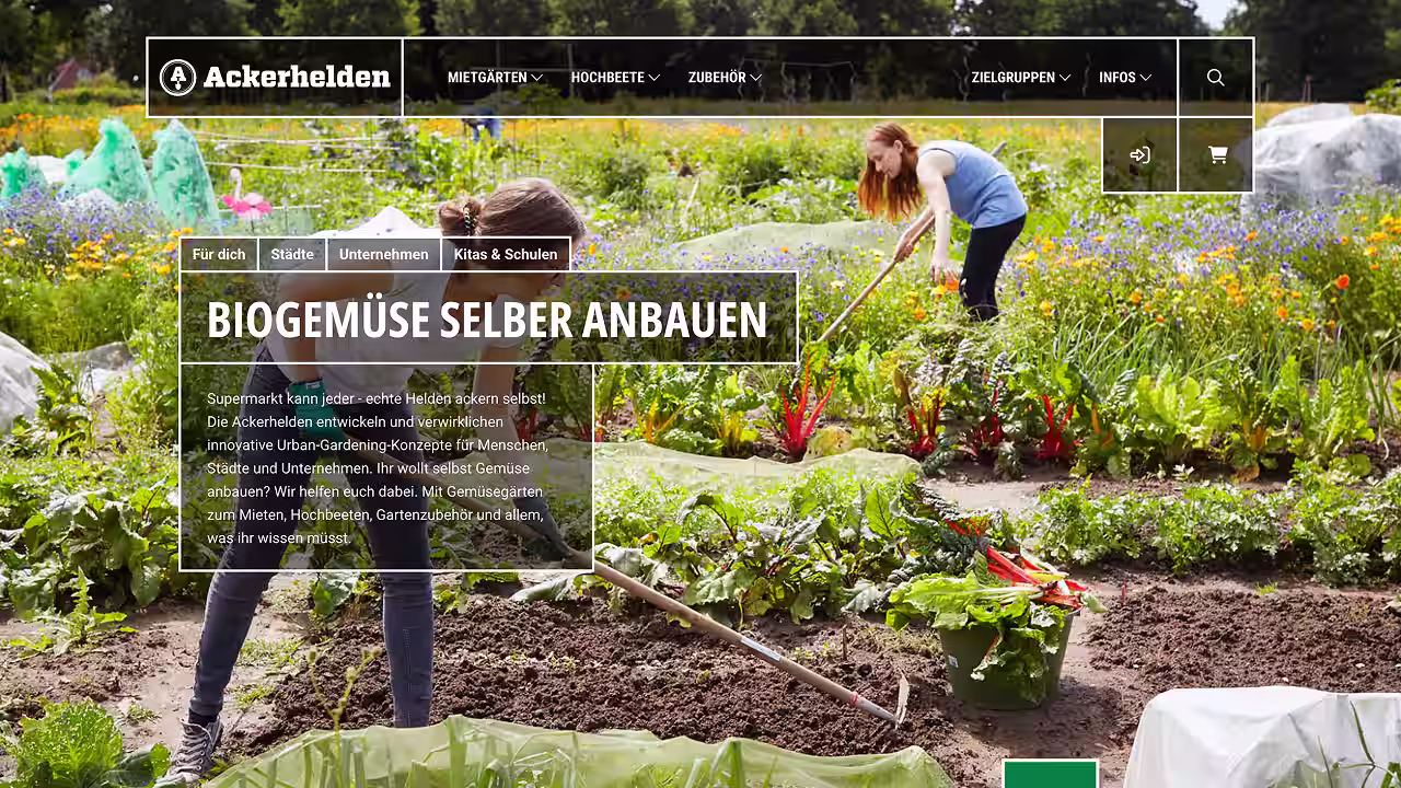 Ackerhelden — Innovative Urban-Gardening-Konzepte