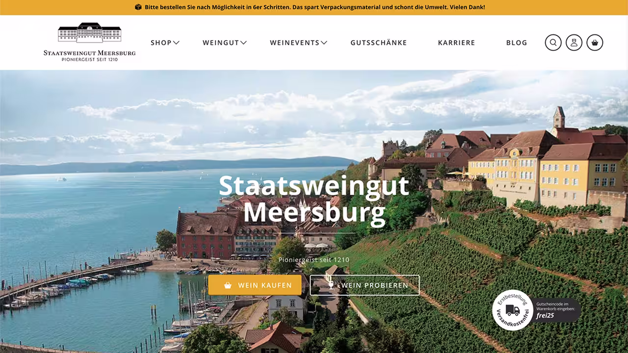 Staatsweingut Meersburg — Weingut & Onlineshop