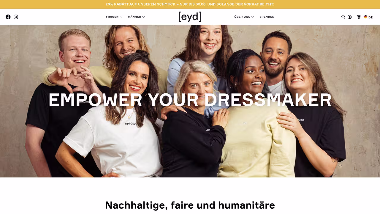 EYD — Shopify Projekt