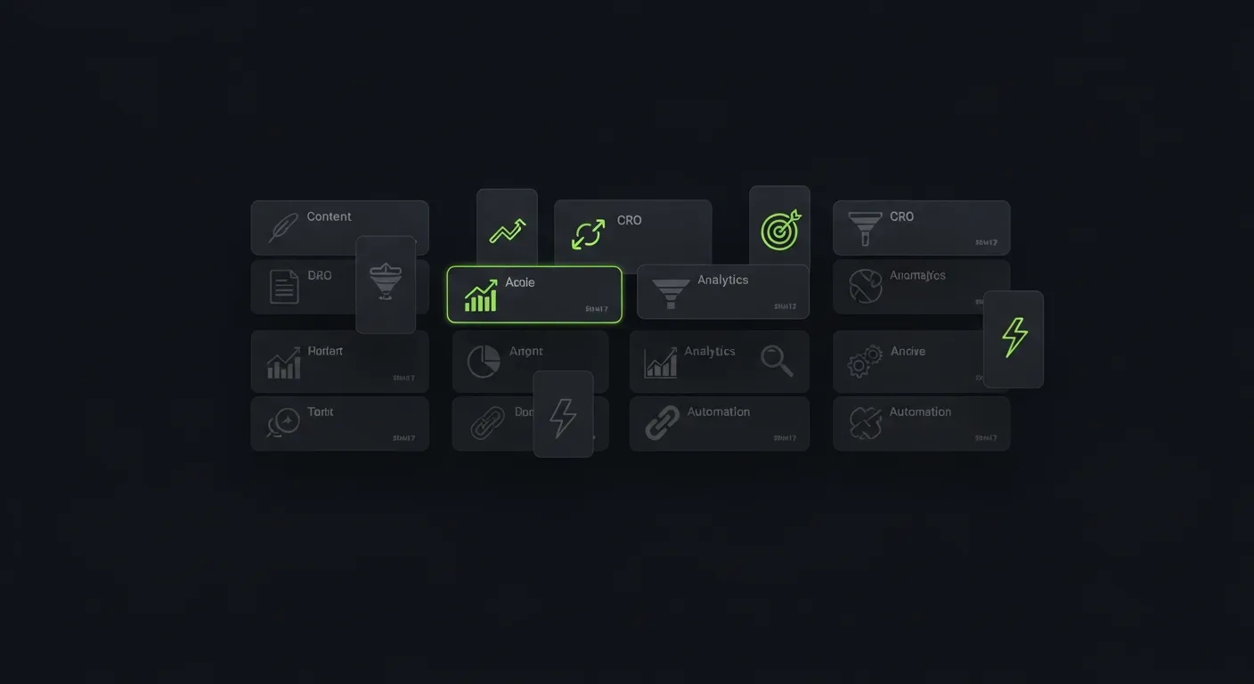Greenblut KI-Werkbank — 15+ eigene KI-Tools für E-Commerce